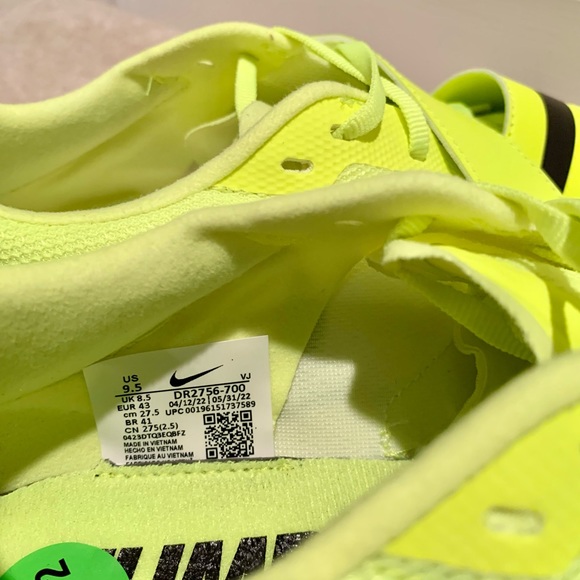 Nike Air Zoom LJ Elite Mint Foam Volt DR2756-700  size 9.5 Men’s Spikes & Tool - Picture 8 of 11